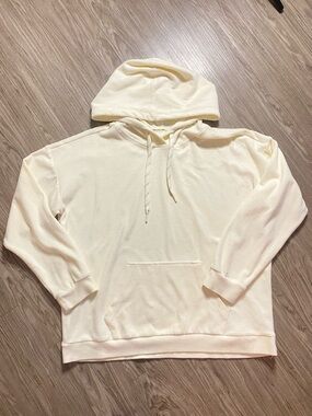 🤍 Marc New York Cozy Neutral – Cream Hoodie + Knit